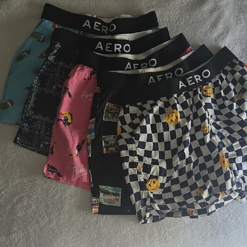 Aero SMALL Men's Boxers 7 Pack BUNDLE